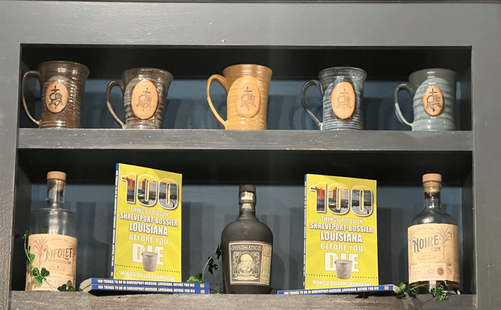 
"100 Things to Do in Shreveport - Bossier Before You Die" Book for Sale on the shelves at Nobel Savage Tavern